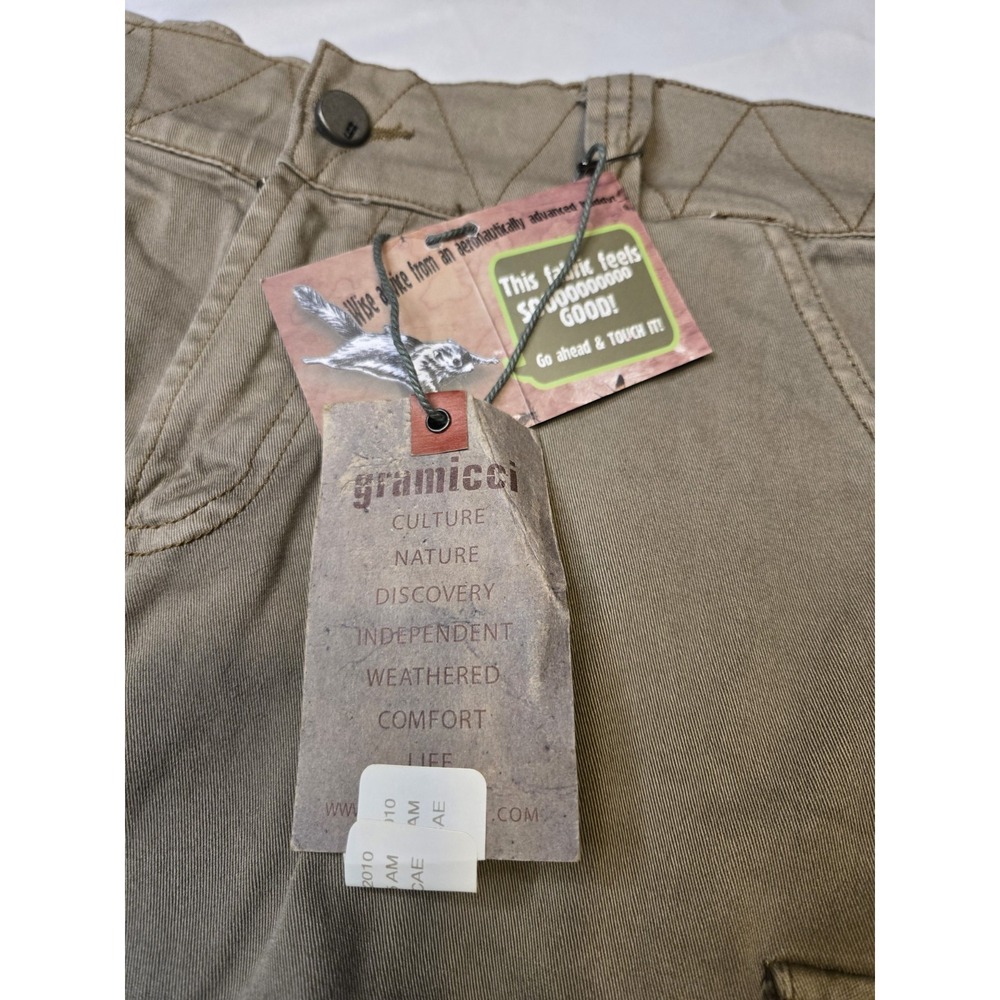 Gramicci Skirt NWT Womens Size 6 Khaki Cargo Side Pocket Utility Sporty Stretch‎ - Picture 2 of 8